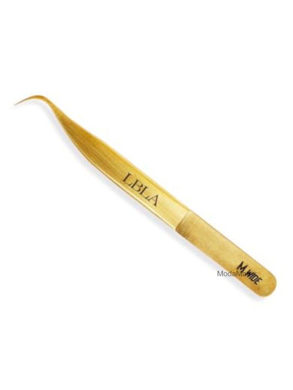 Lash Tweezers Satin Finish Precision Grip for Eyelash Extensions M Wide